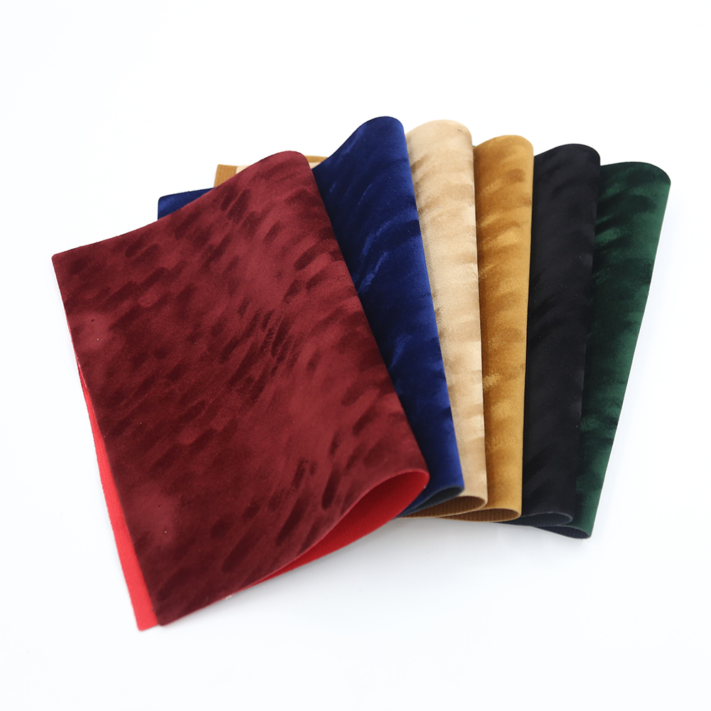 Flocking PU Leather for Shoe upper