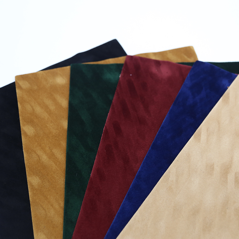 Flocking PU Leather for Shoe upper