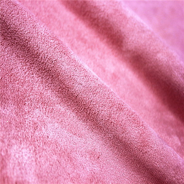 Pink Suede Fabric Leather Material for Sandals